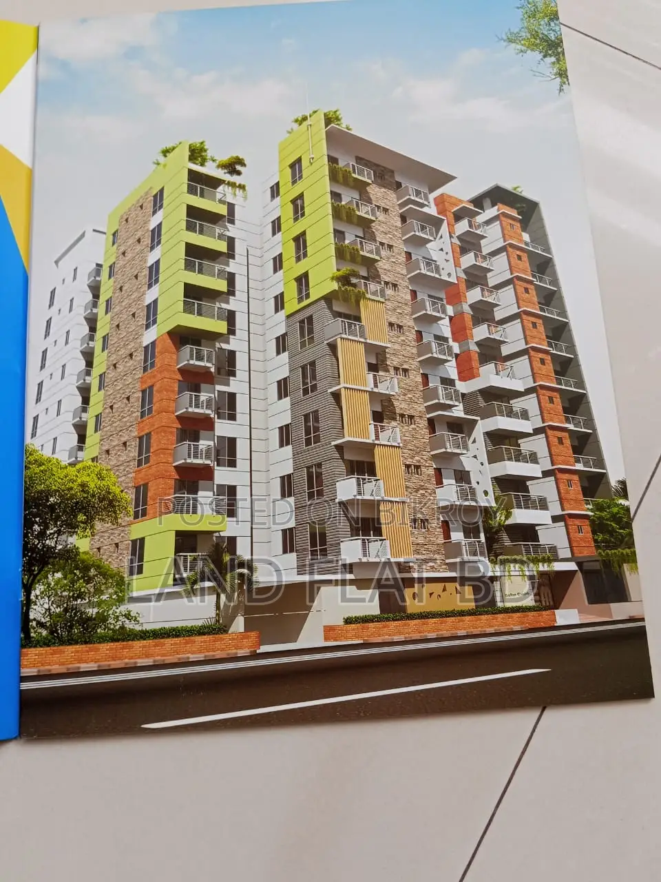 SOUTH FACING FLAT for SALE 1300 SFT ROAD SIDE in Mohammadpur