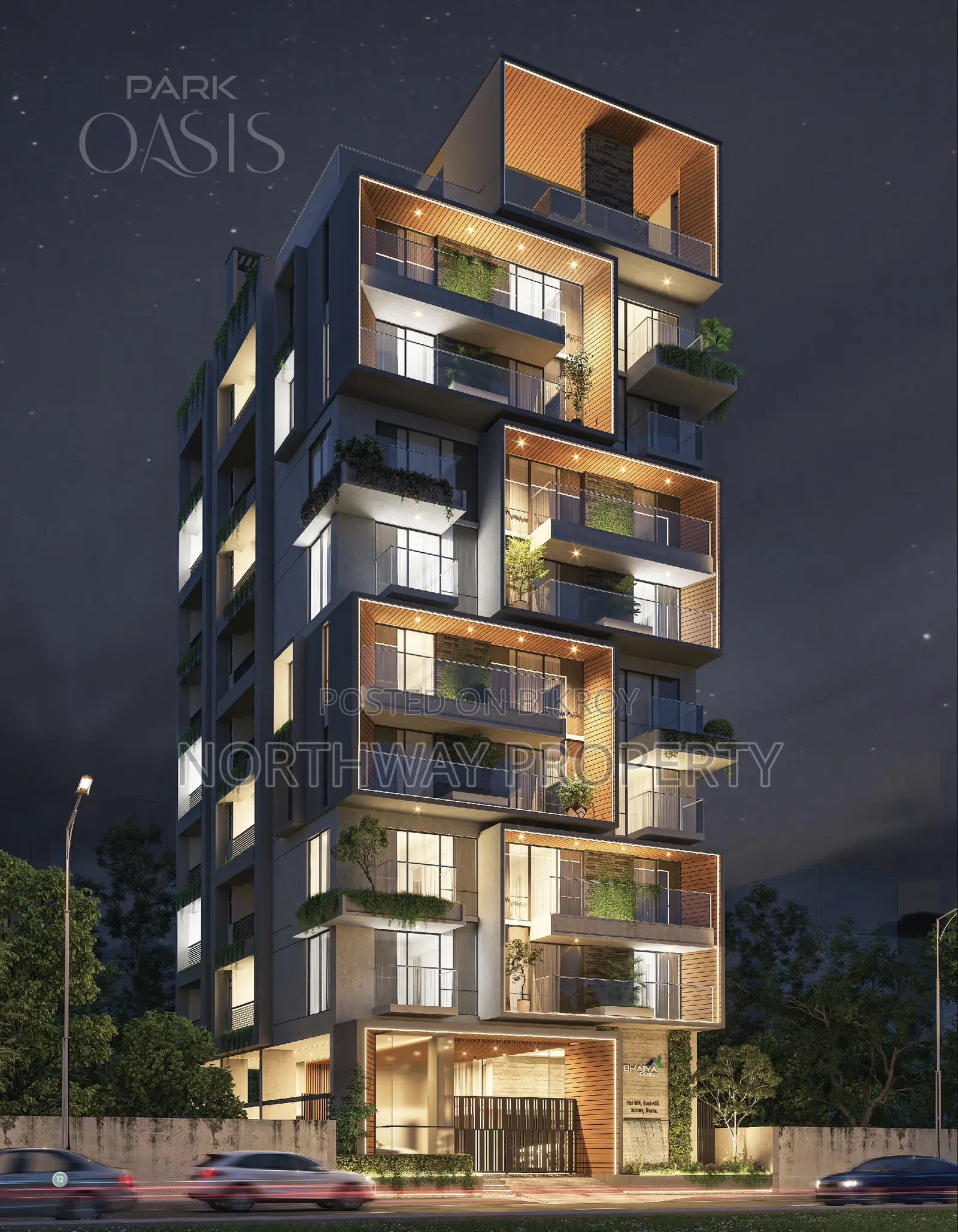 Park view 4 bedroom apartment #Jolshiri in Dhaka