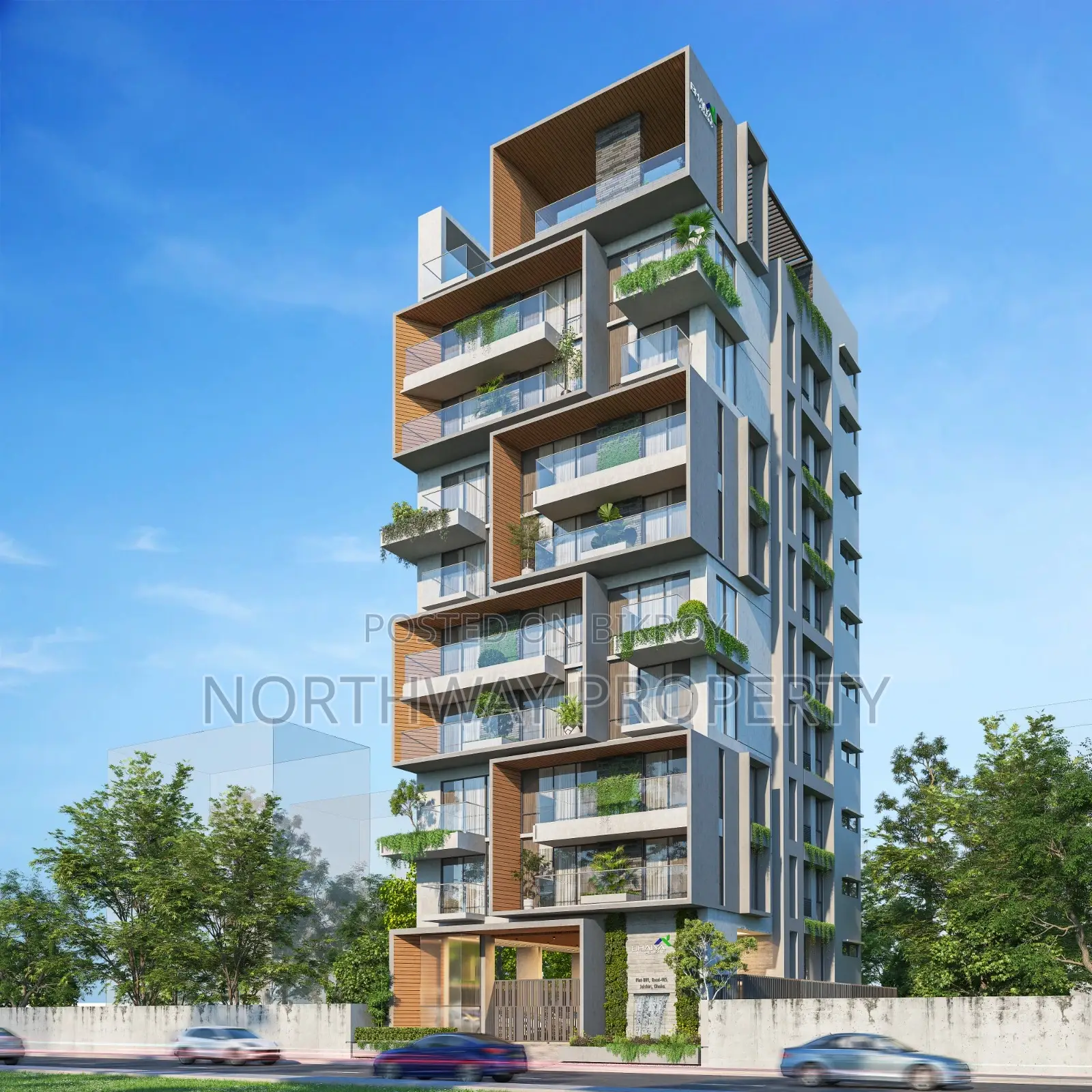 Park view 4 bedroom apartment #Jolshiri in Dhaka