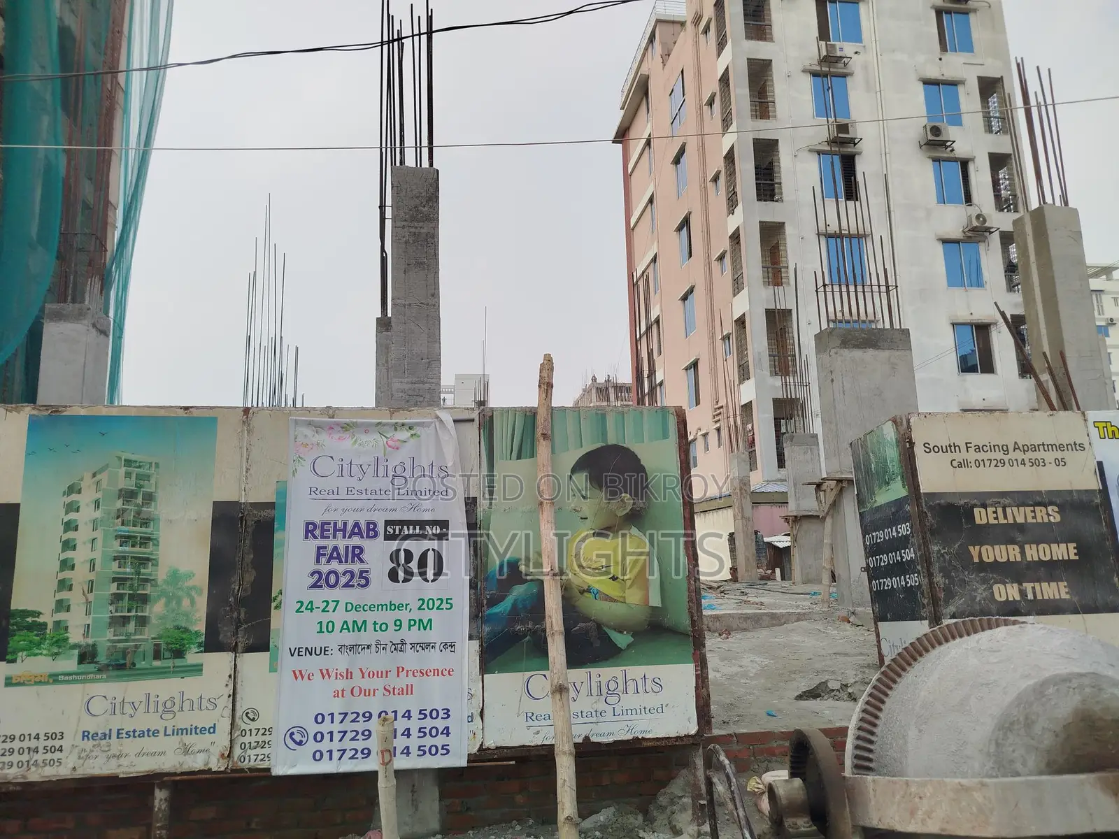 Strong Structure South Facing 1750 sft Apartment in Basundhara