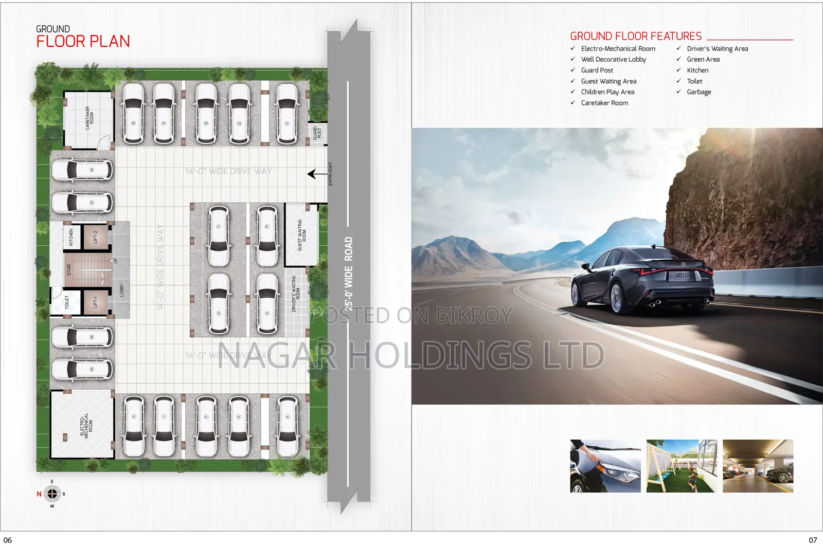 Buy a south-facing apartment near 300 Feet in Bashundhara. in Mohammadpur