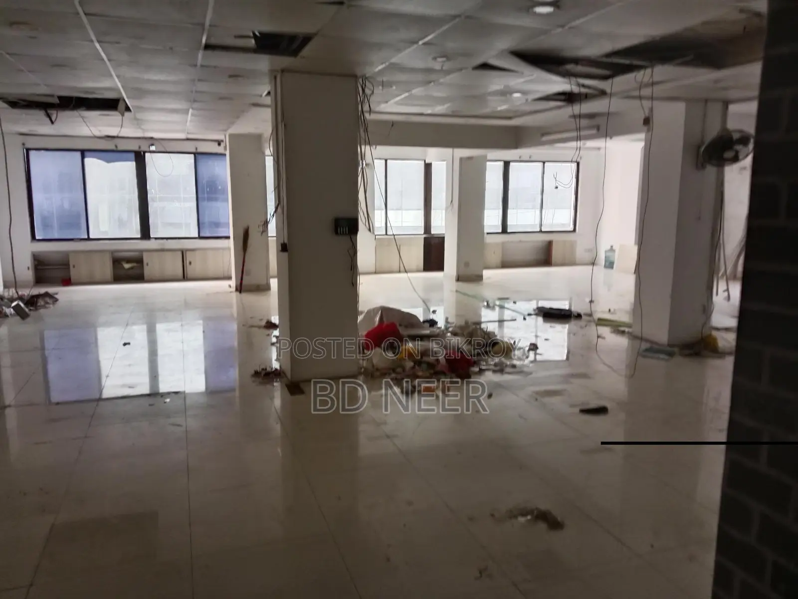 Fully commercial 7500 sft office space rent in banani avenue in Banani