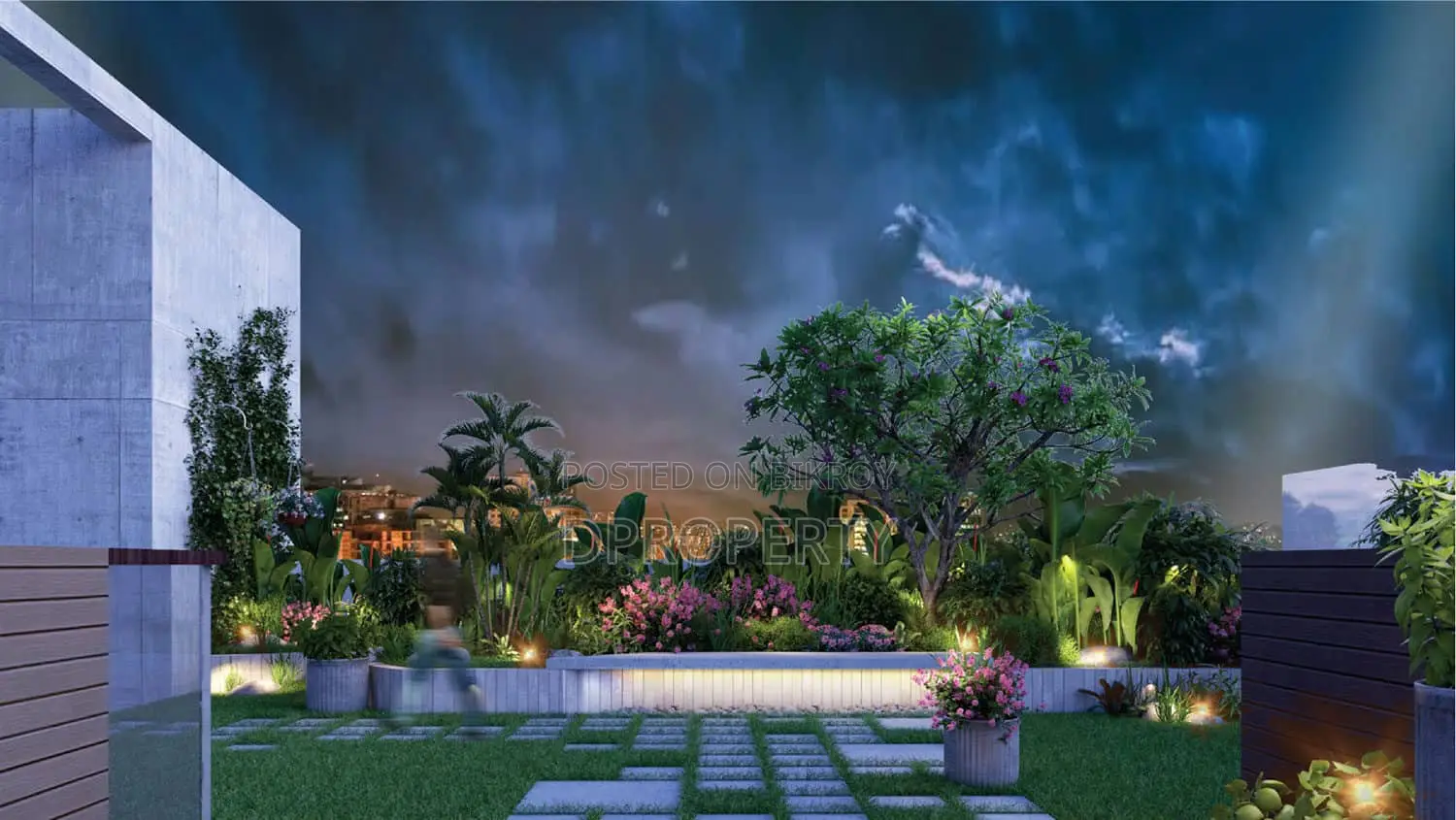 2000 SFT Brand New South Face BTI Developer Flat Rent at 3rd floor in Basundhara