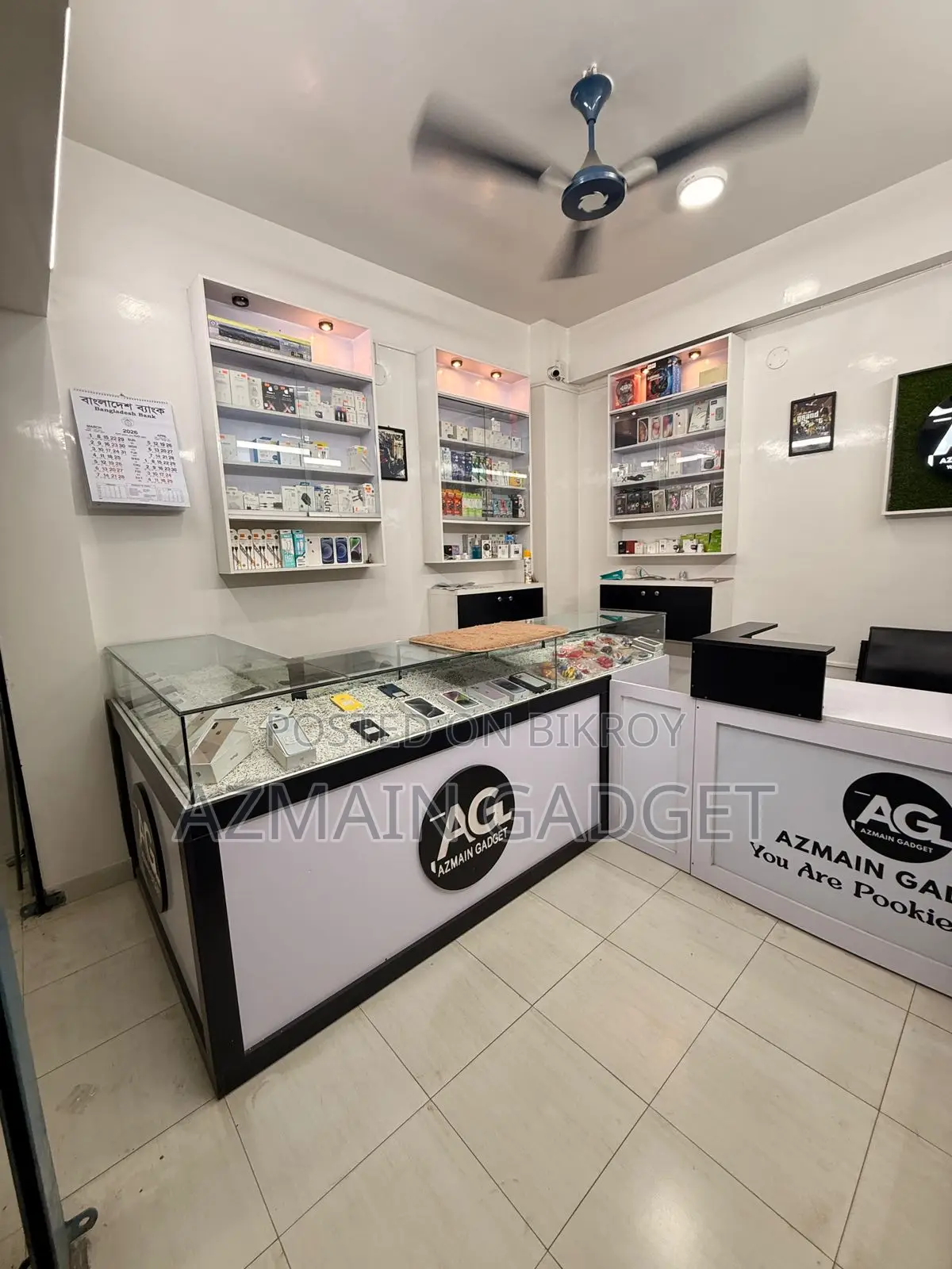 Shop for rent with decoration in Rangpur