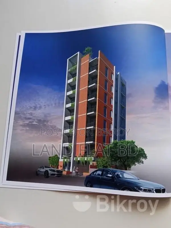 South-Facing Flat for Sale, 1550 SFT, Road Side in Uttara