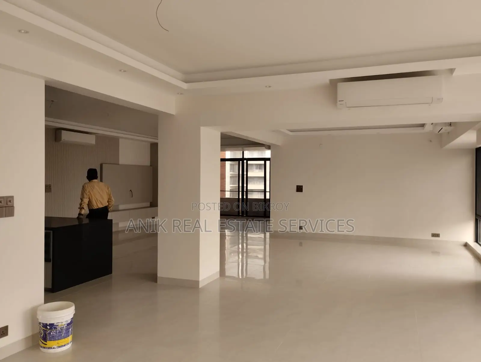 Swimming Pool Gym Semi Furnished Flat Rent At Gulshan North in Gulshan