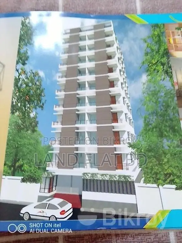 READY FLAT SALE 7TH FLOOR @ 1050 SFT 6 MONTH USED. in Mohammadpur