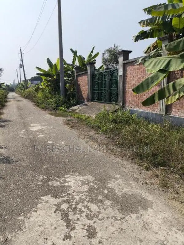 South-west corner, Field view 5 katha plot urgent sale, Sector: 25, Purbachal in Purbachal