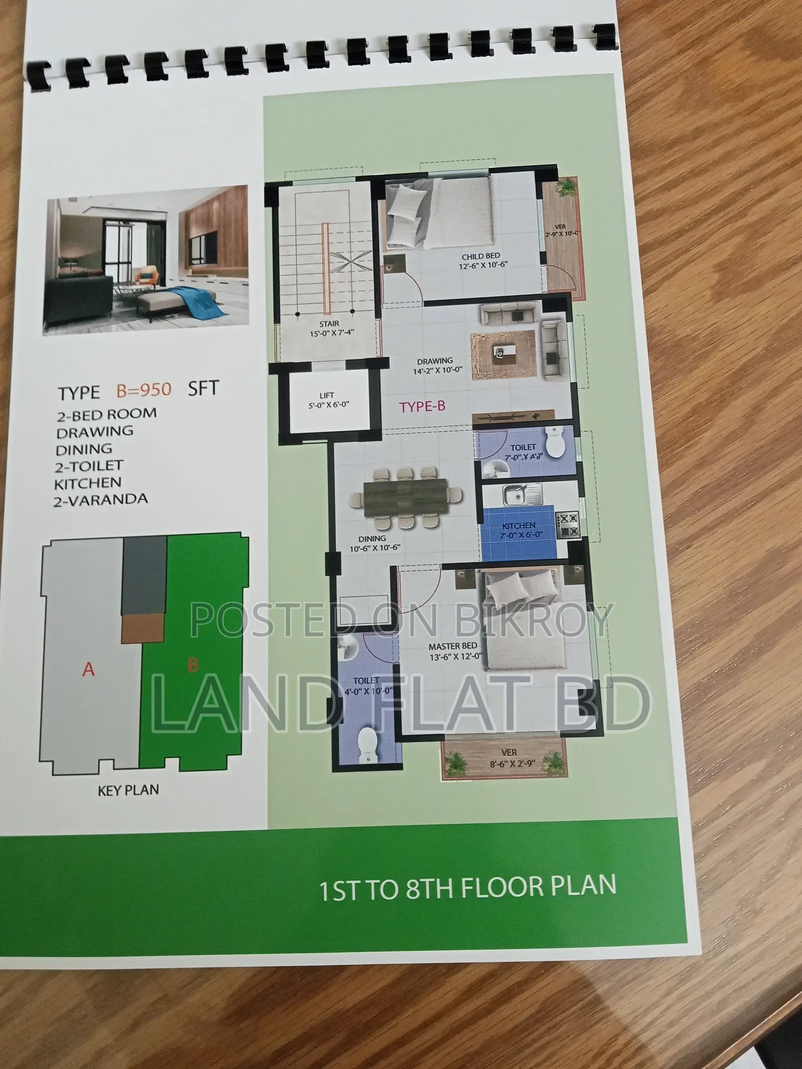 ON GOING FLAT SHARE @ FOR SALE 962 SFT SOUTH FACING in Mohammadpur