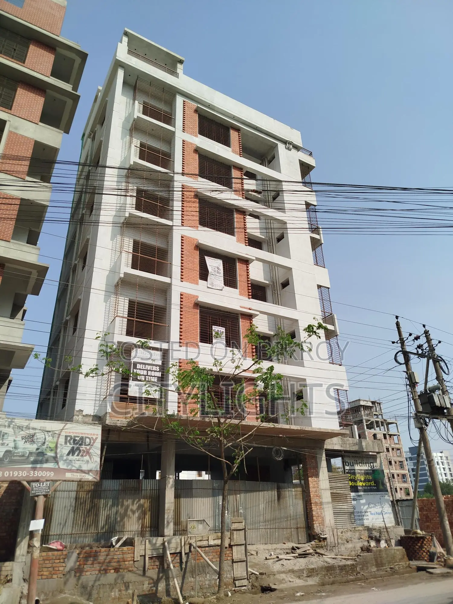 Almost Ready South West Corner 1550 sft Apartment in Basundhara