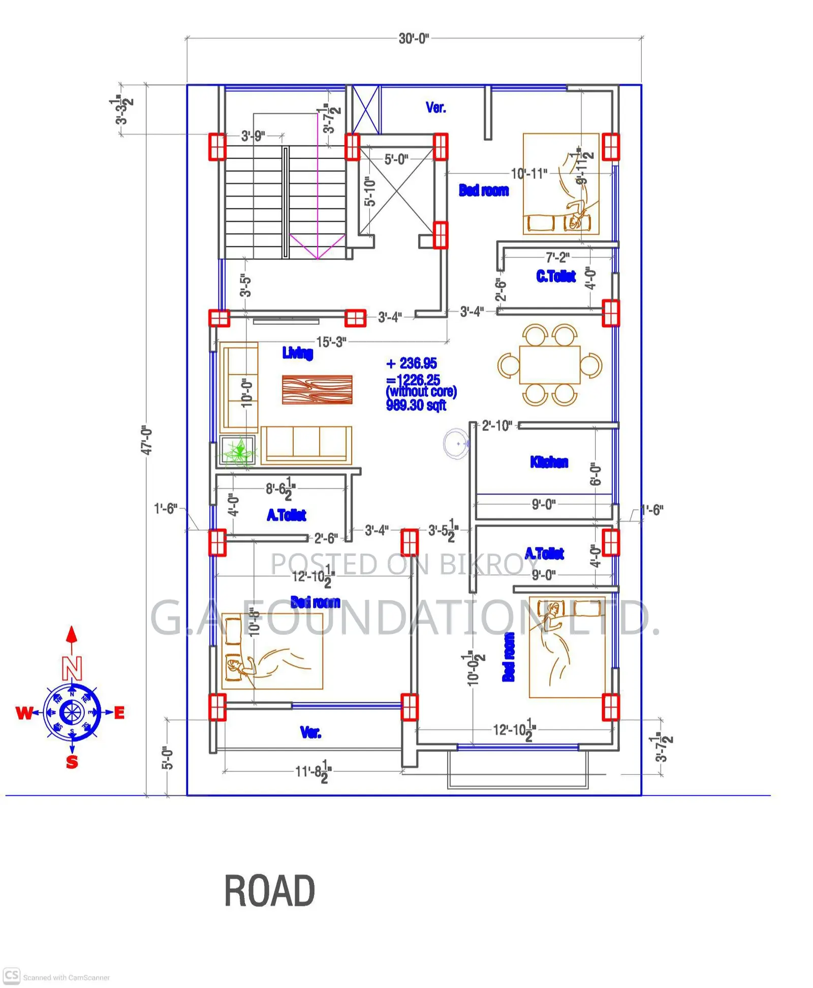 A forever open view south-facing flat - Booking ongoing in Mirpur