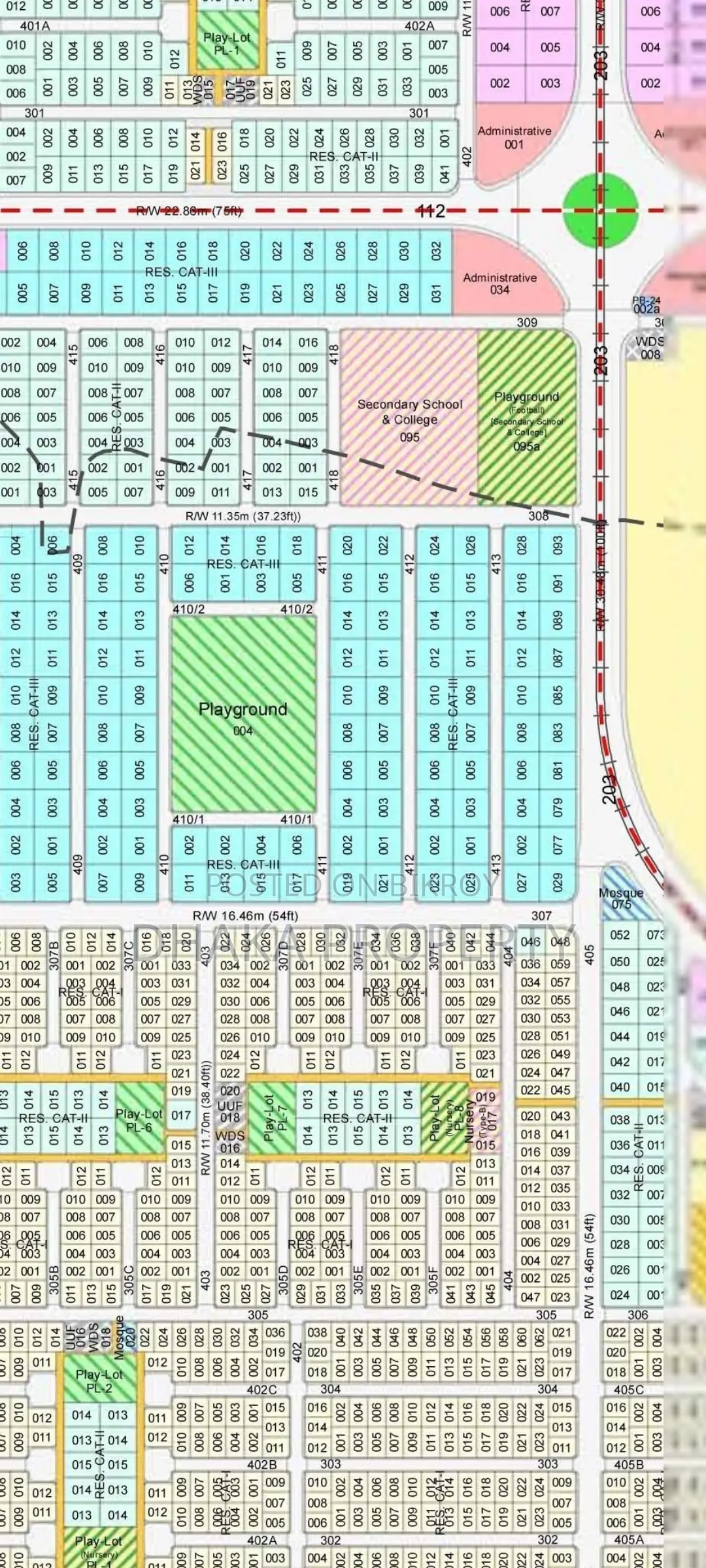 7.5 Katha Park View West at Sector- 13 in Purbachal