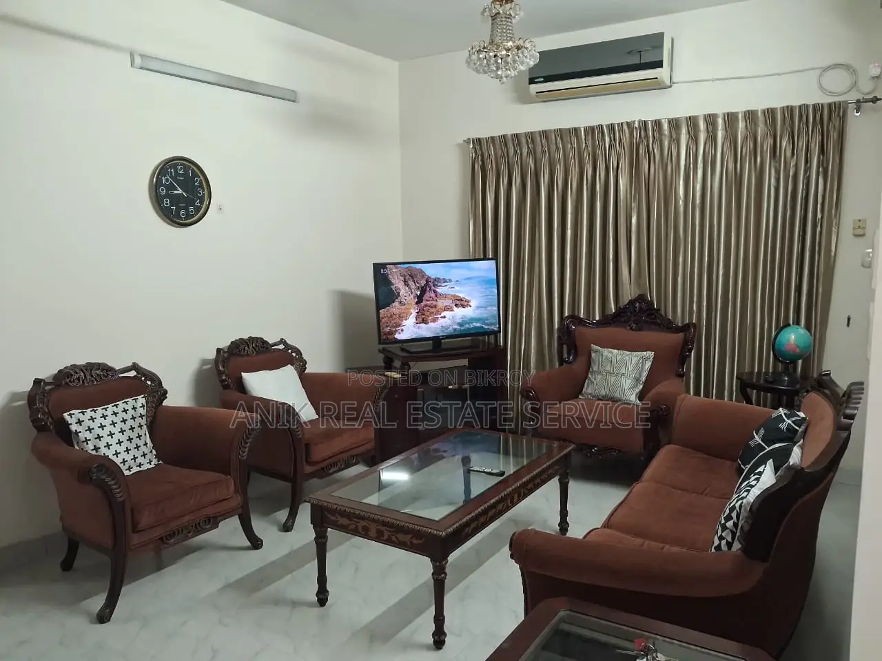 Good Quality 3 Bedroom Full Farnised Flat Rent At Gulshan 2 in Gulshan