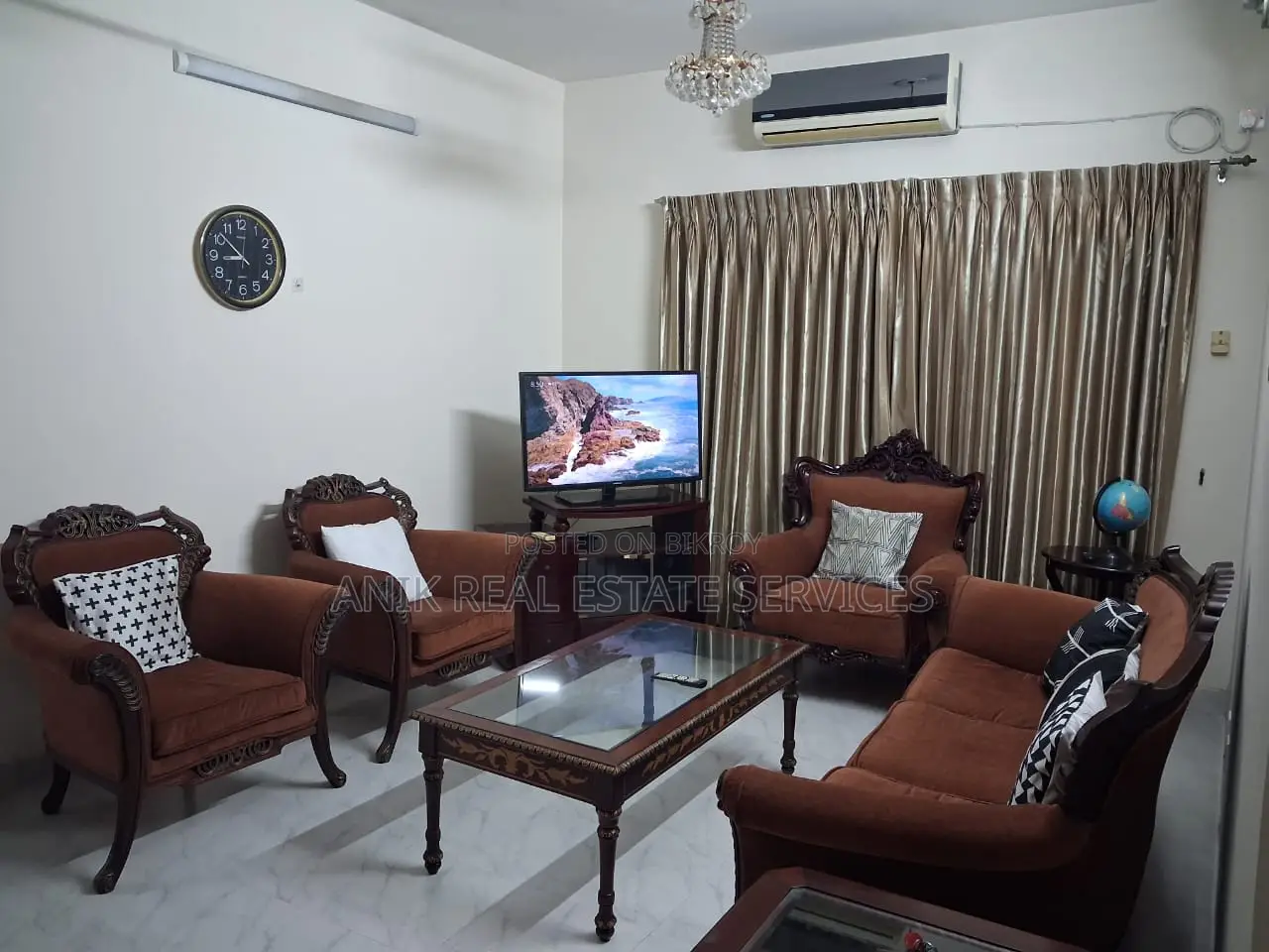 Good Quality 3 Bedroom Full Farnised Flat Rent At Gulshan 2 in Gulshan