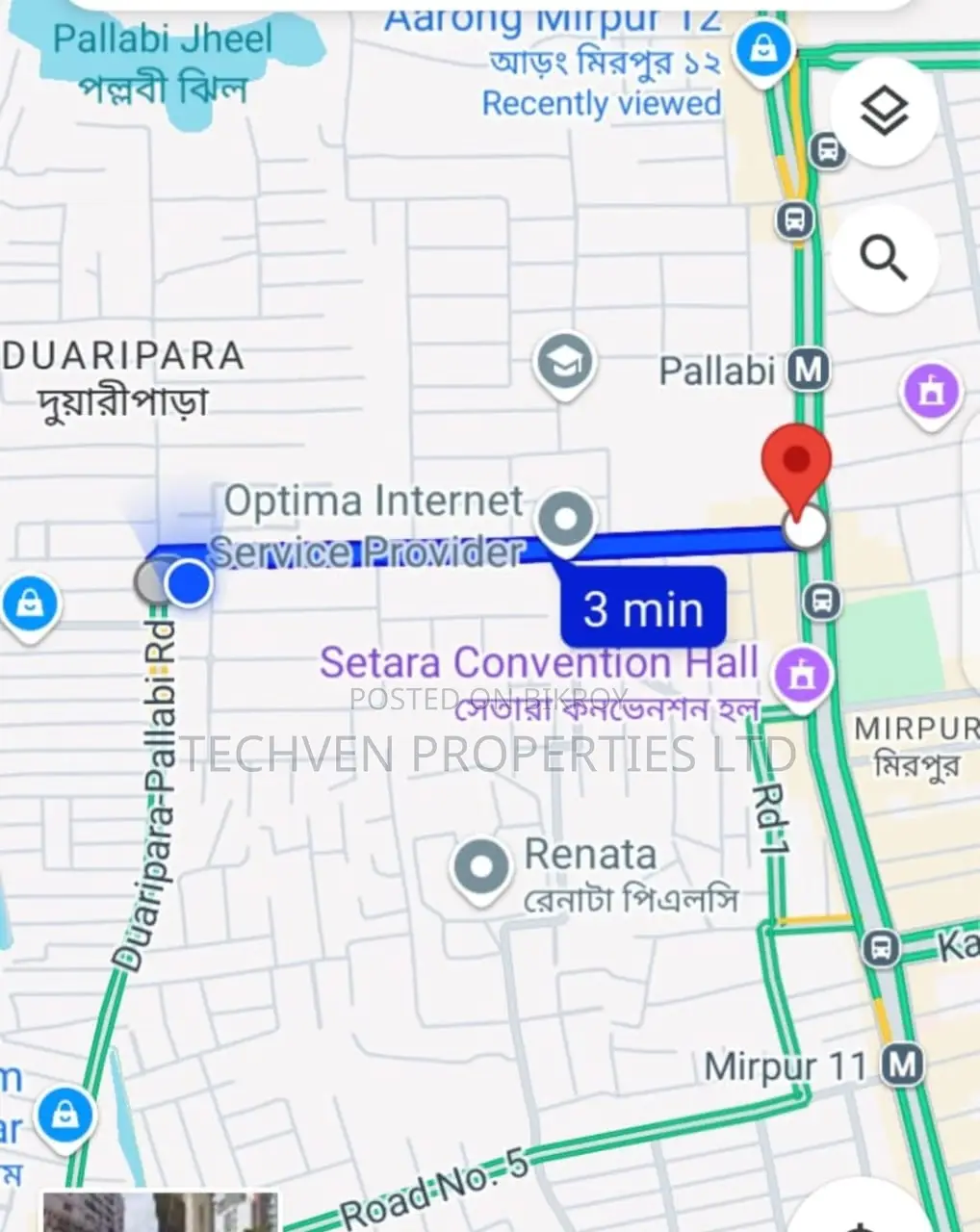 Mirpur 11.5 Metro Rail, Duarypara Extended Pallabi Gate 2, 1376 Sqft Flat in Mirpur