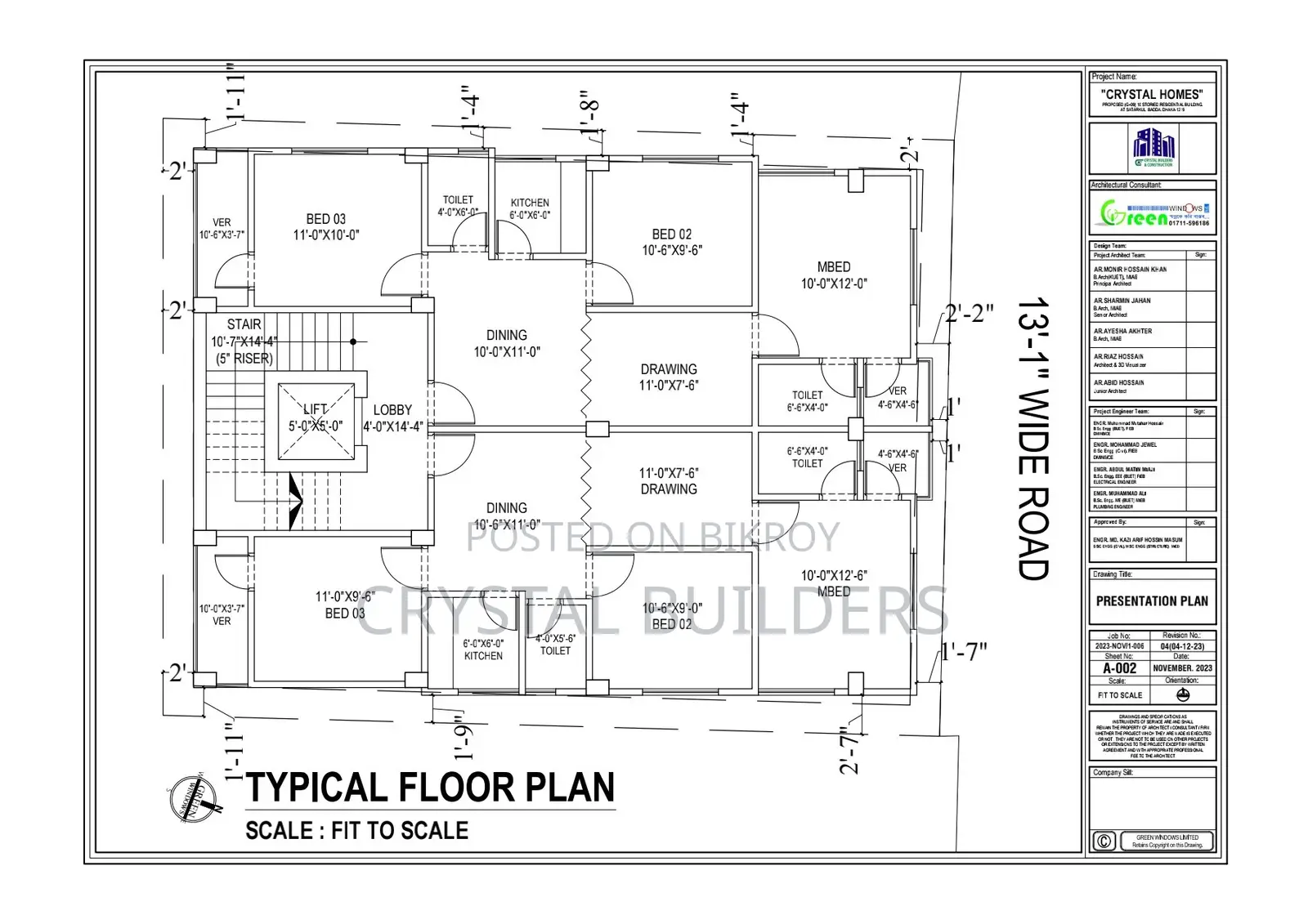 Flat for sale in Badda