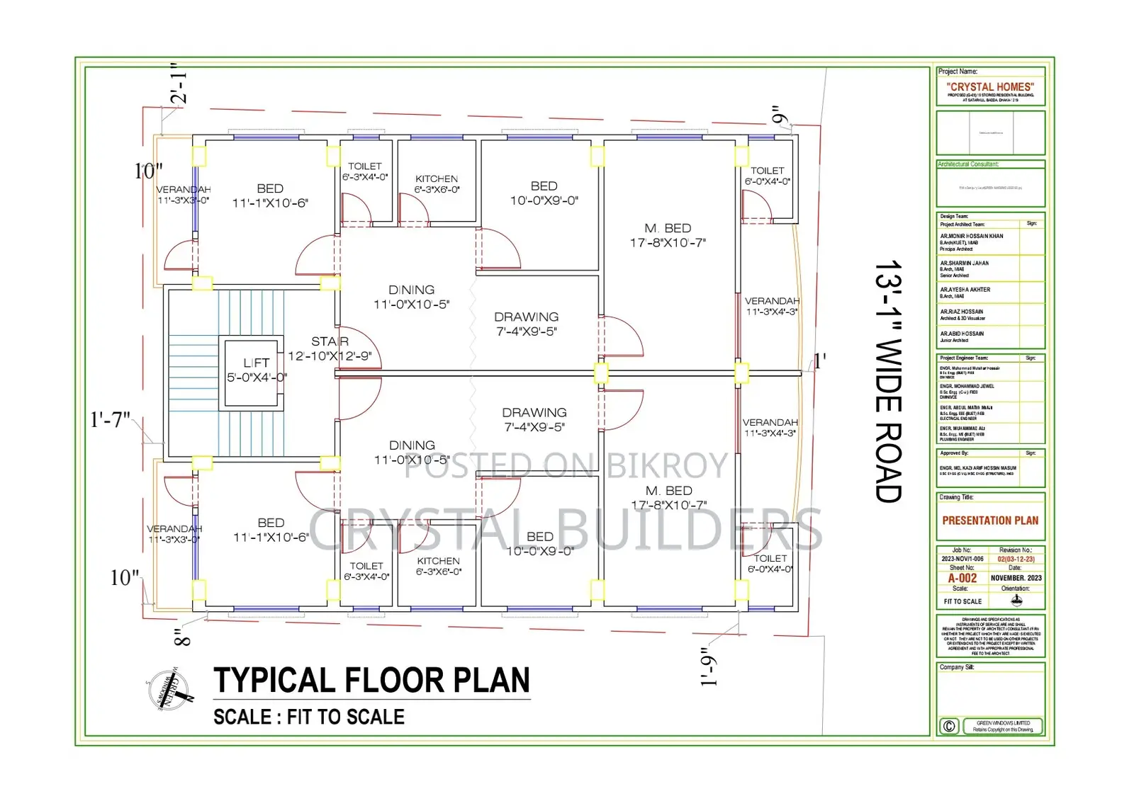 Flat for sale in Badda