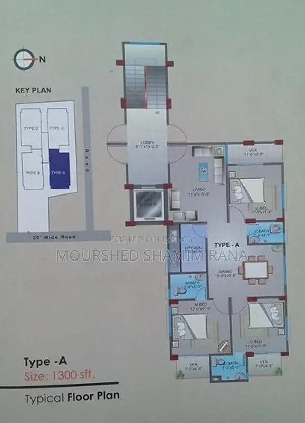 3-Bedroom Apartment in Khilgaon, Banasree for Sale in Banasree