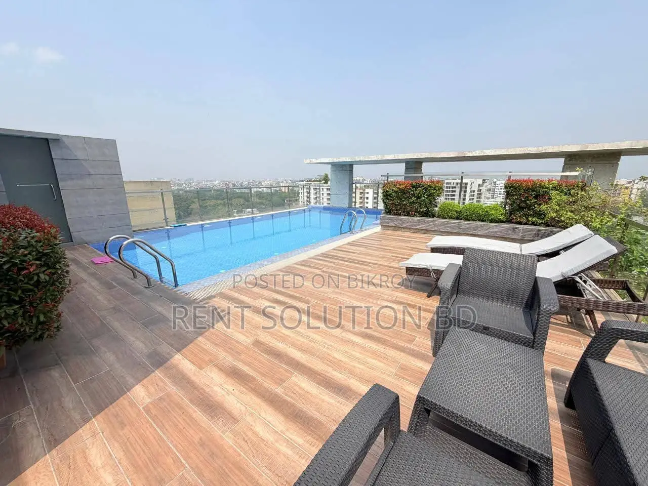 Stunning Semi furnished Gym swimming apartment rent in Gulshan