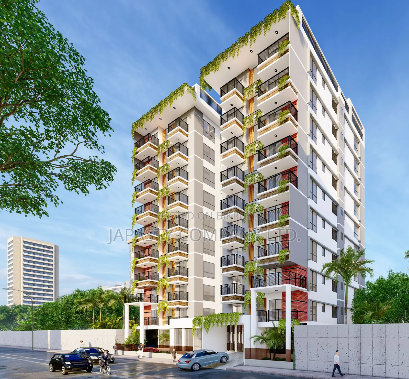 4-Bedroom Ready Apartment with Large Terrace for Sale in Bashundhara in Basundhara