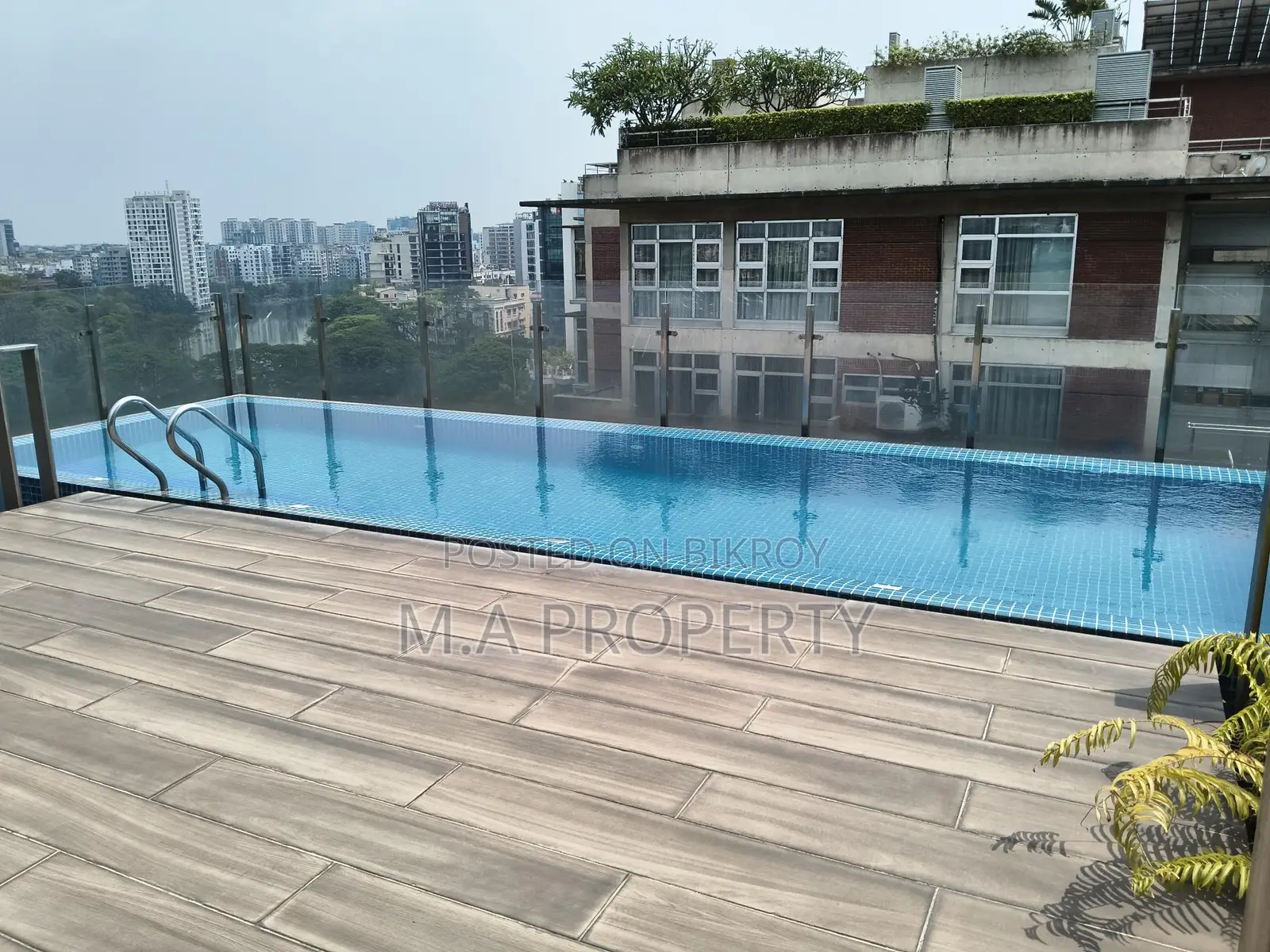 Rent Lakeview Apartment 4-Bed 4500sqft Gym+Swim Gulshan North in Gulshan