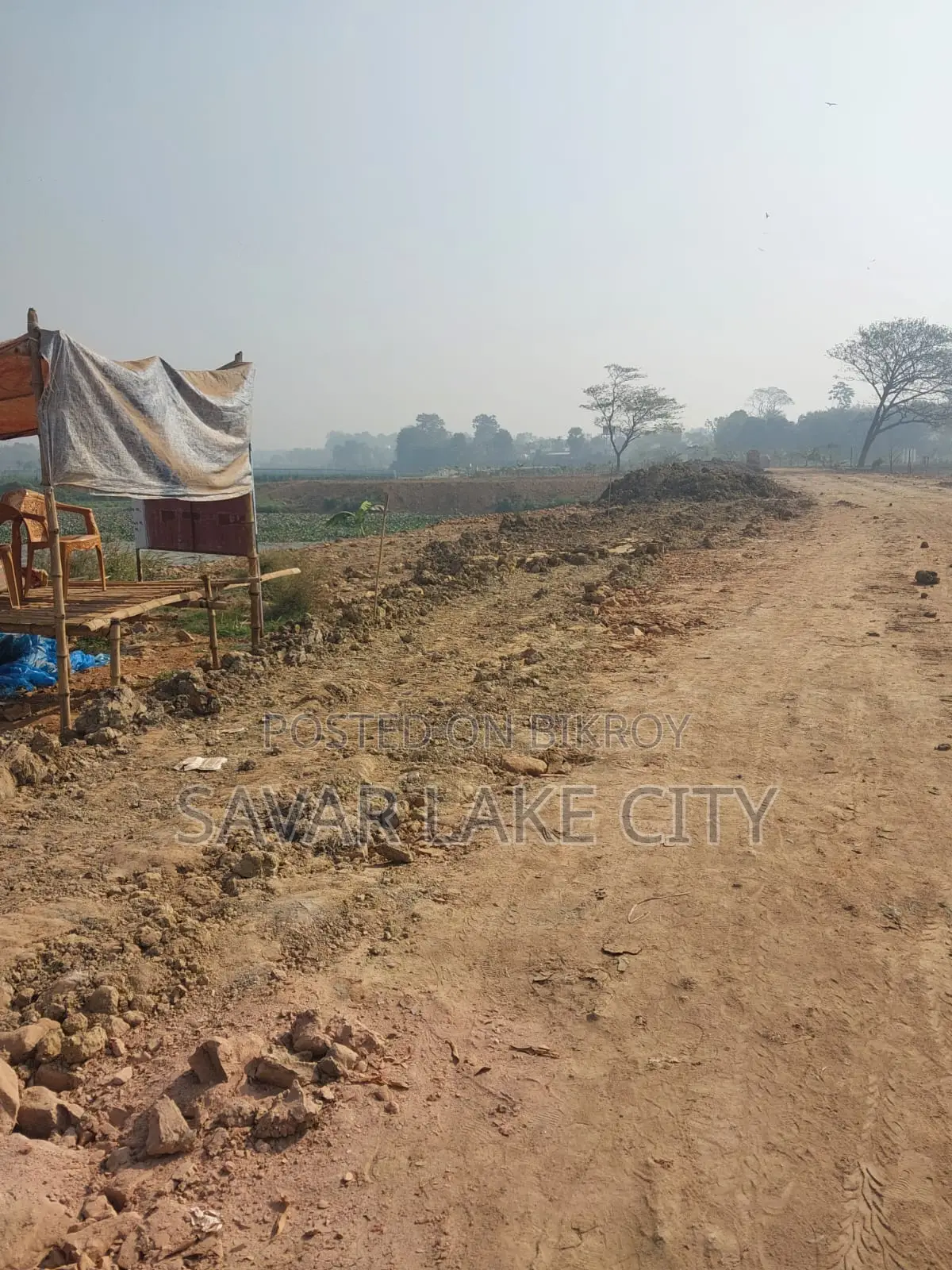 Affordable ready plot for sale next to government road in Savar