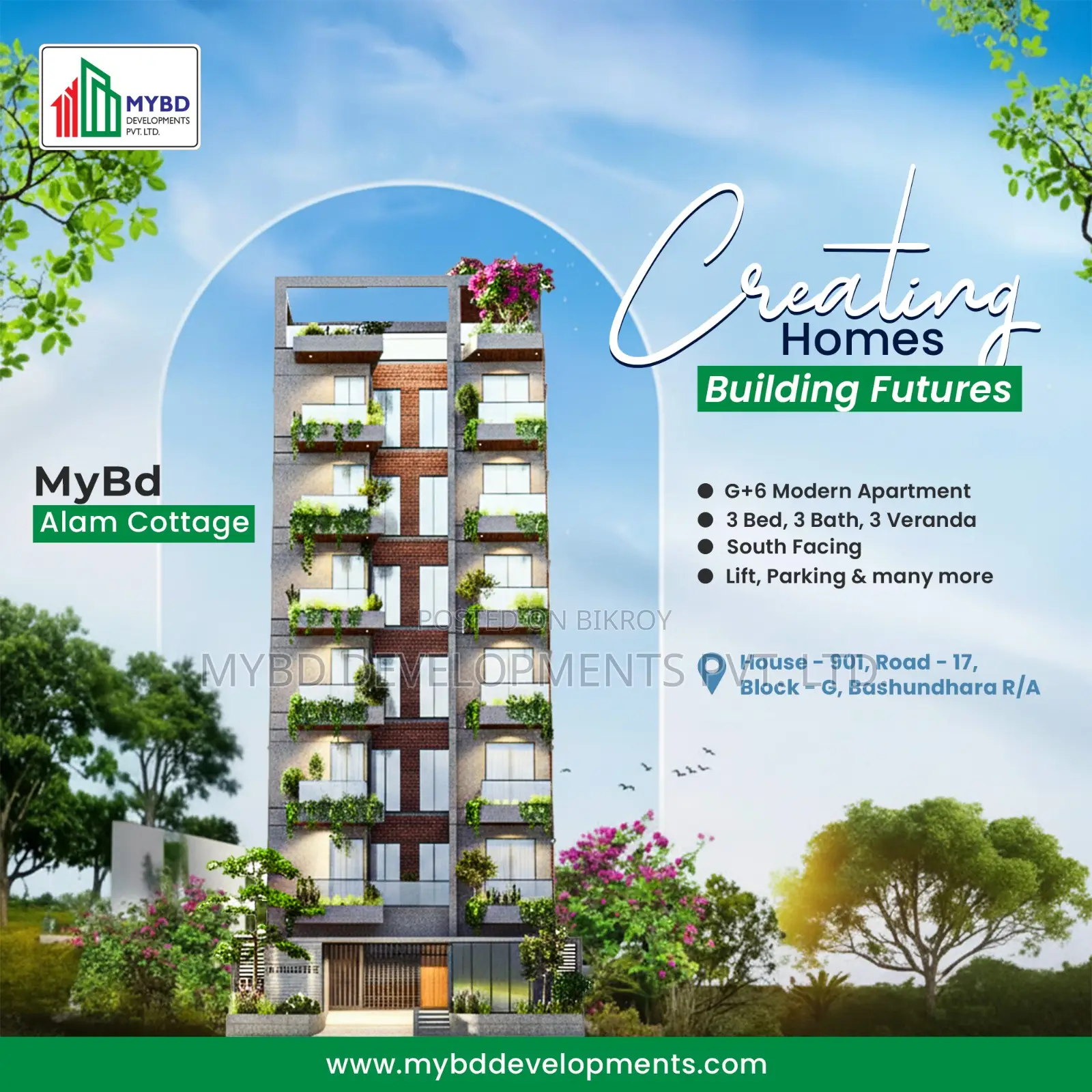 Modern Flat in a Quiet Environment — A Perfect Blend of Comfort and Beauty in Basundhara