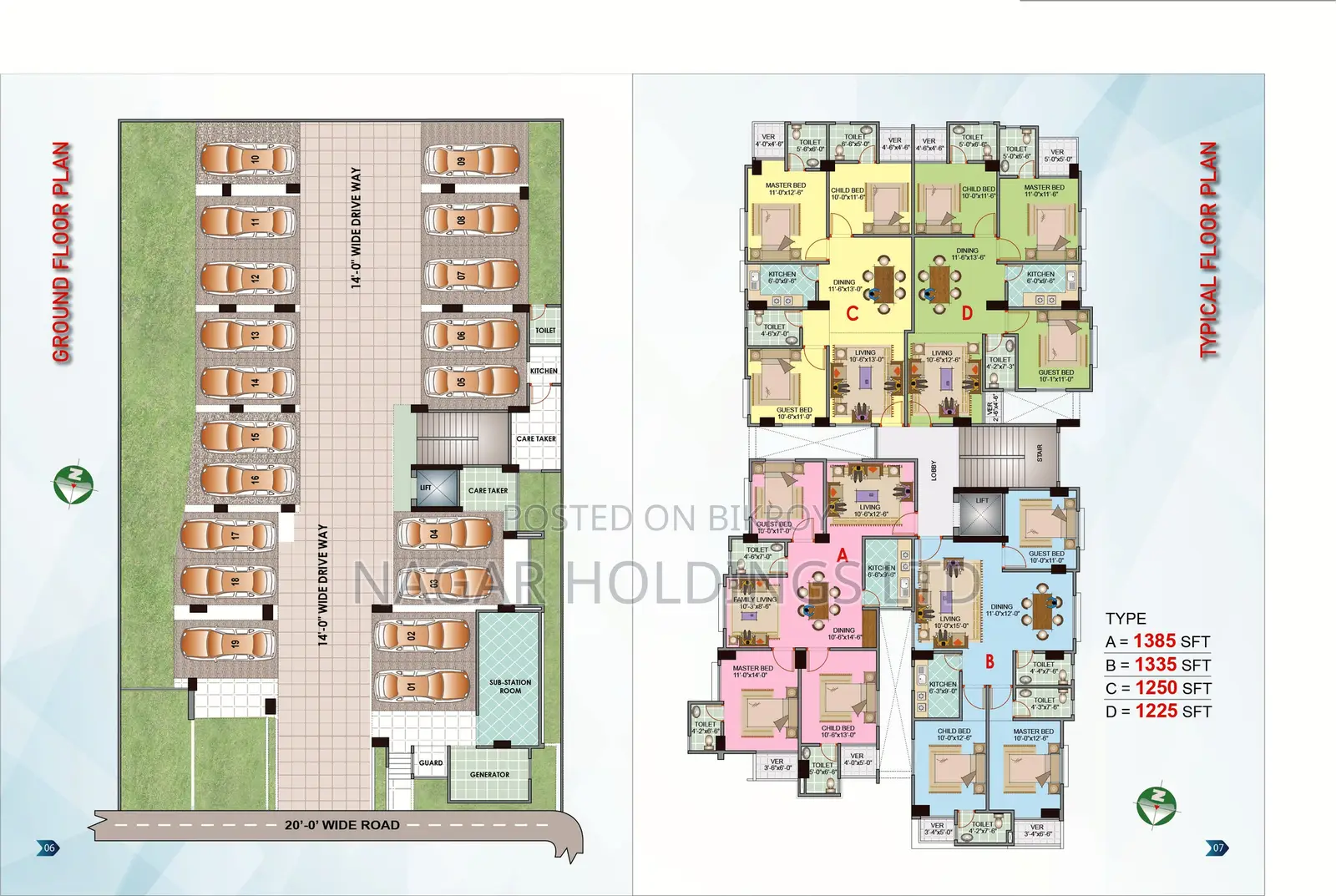 Ready-to-move flats for sale at an attractive price in Adabor in Mohammadpur