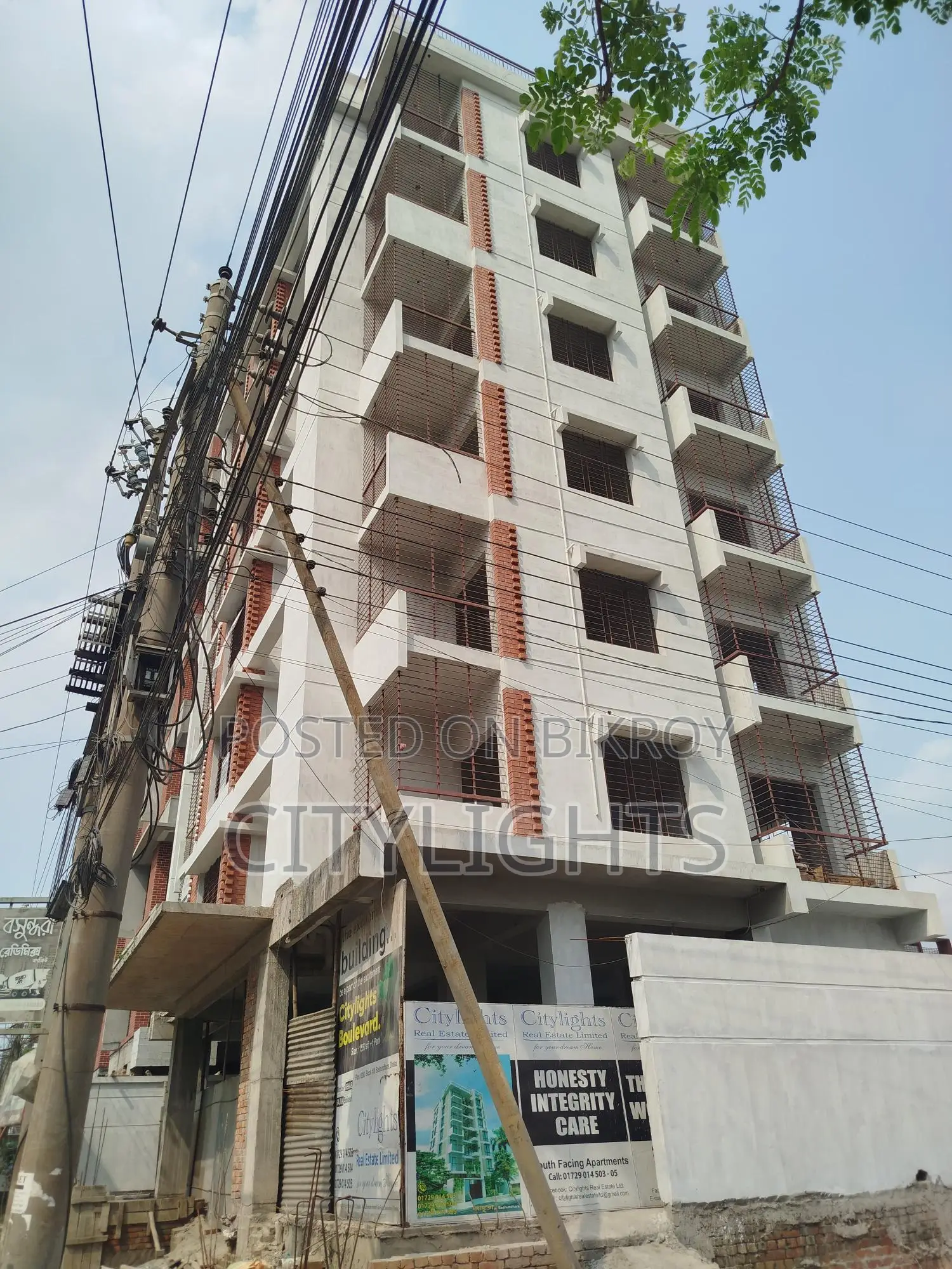 South West Corner Almost Ready Apartment in Basundhara