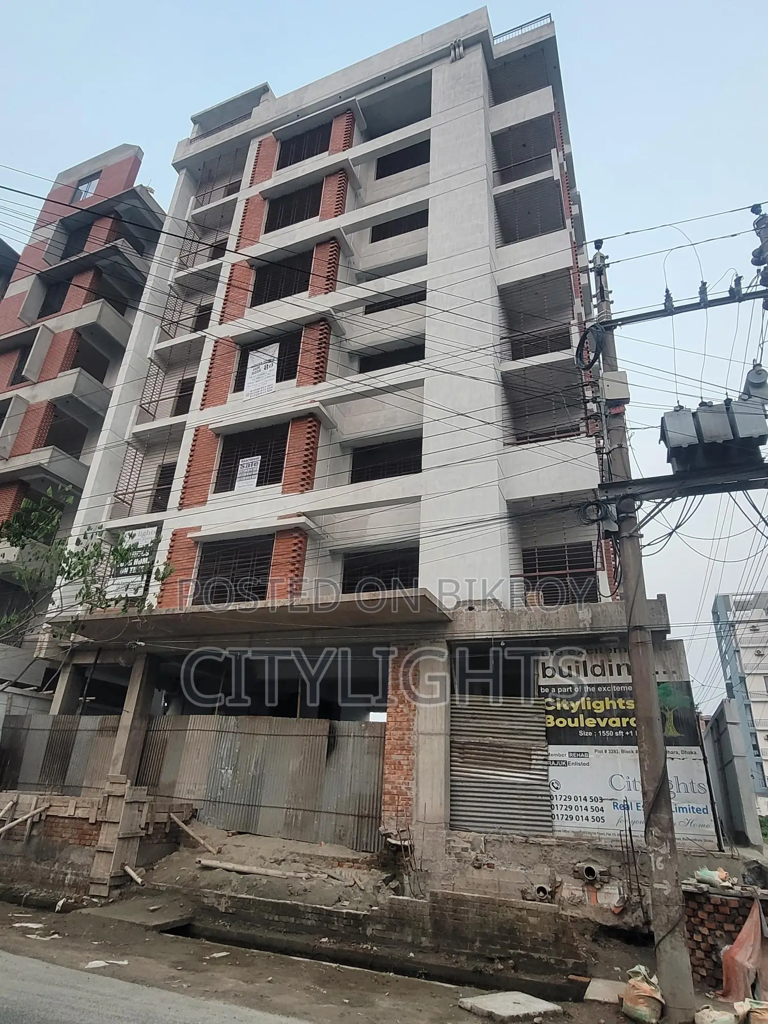 High Quality South West Corner 1550 sft Apartment in Basundhara