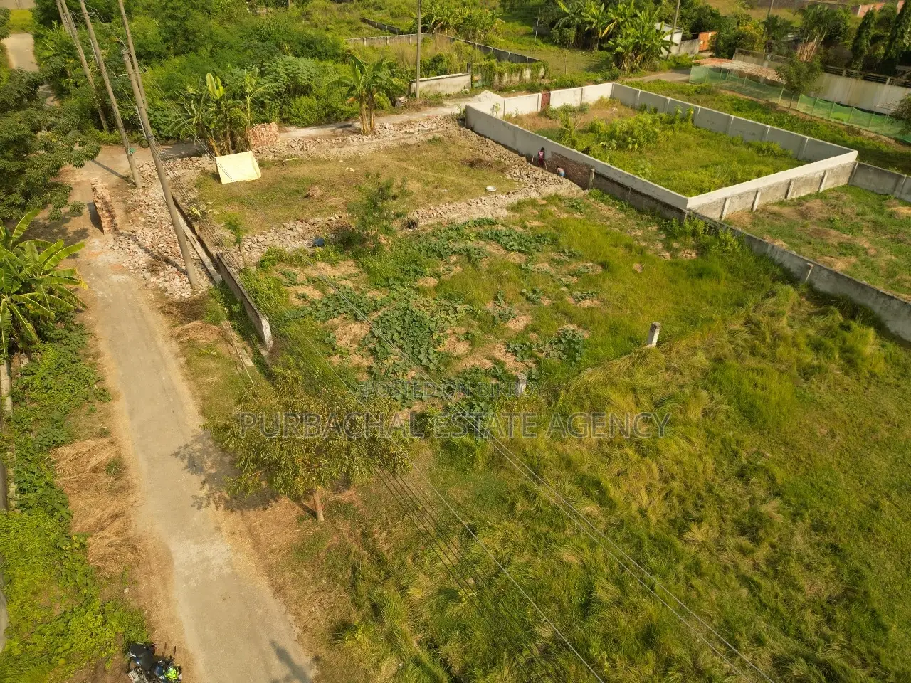 South Facing, 5 Katha Plot In Sec#24 in Purbachal