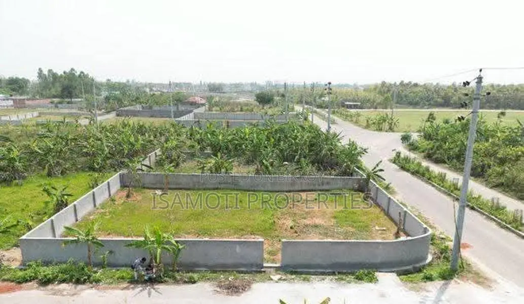 5 Katha Corner Plot for Sale Next to Playground in Purbachal