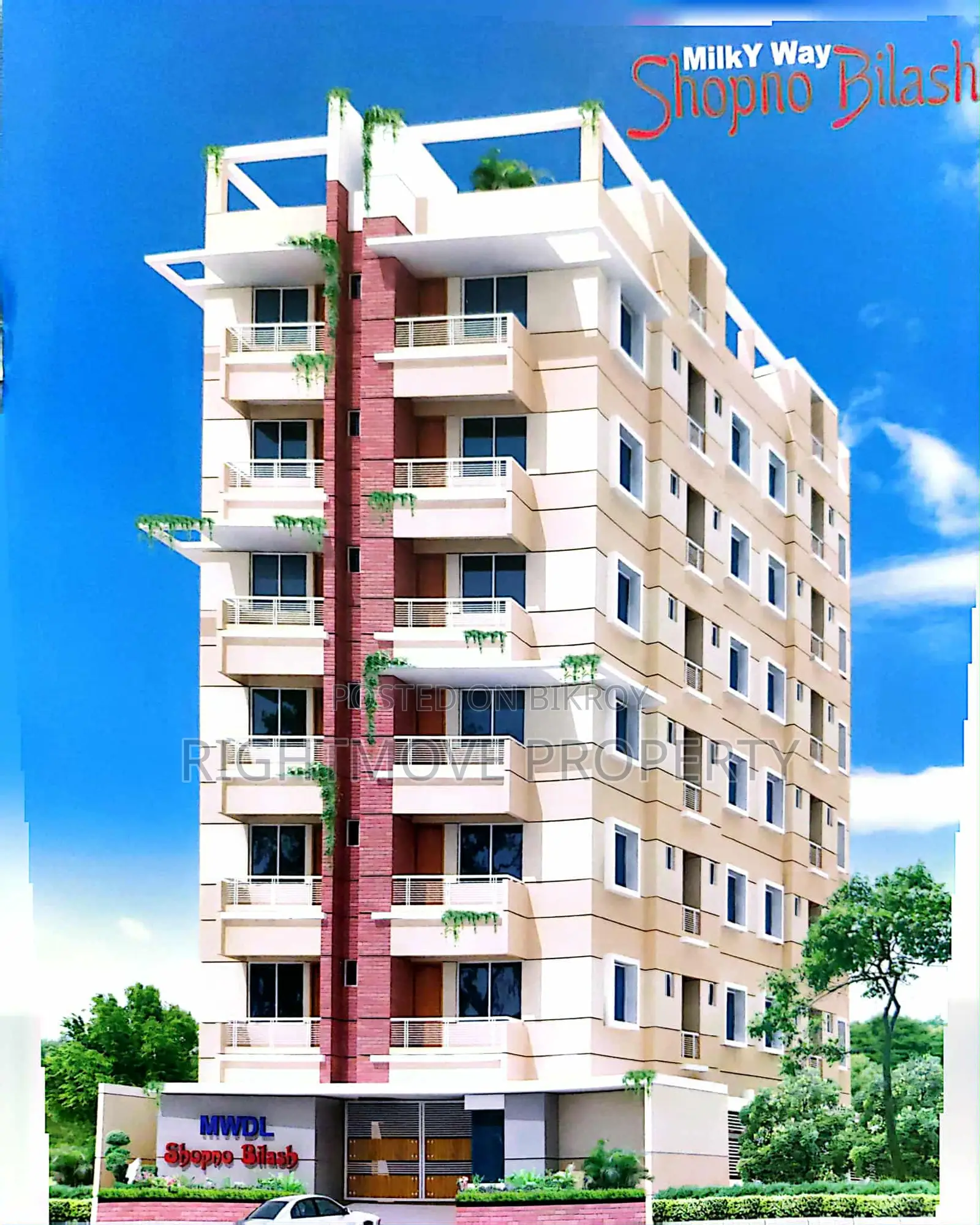 3-Bedroom Apartment in Milkway, Shewrapara for Sale in Shewrapara