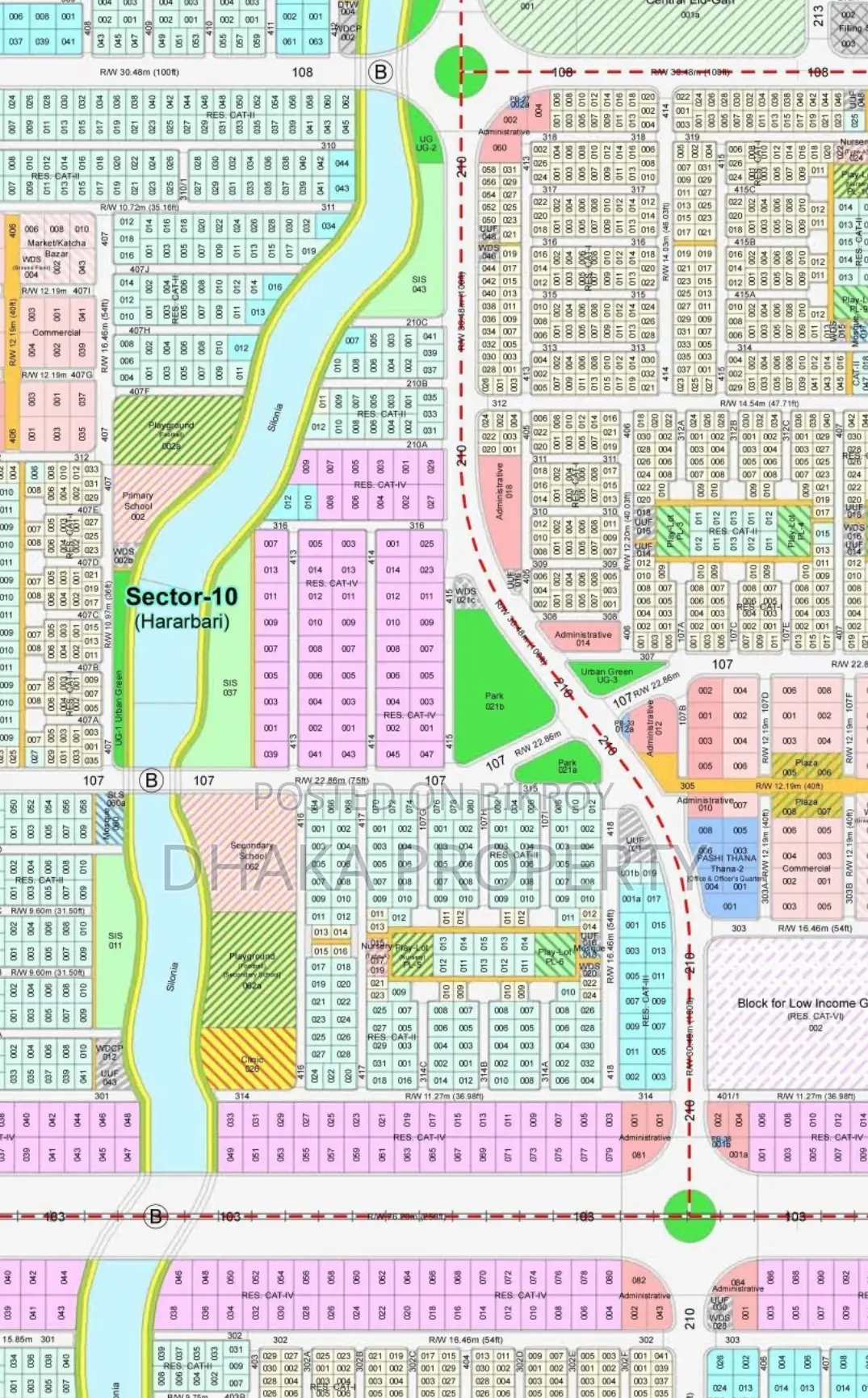 30ft Rd 5 Katha South/East at Sector- 10 in Purbachal