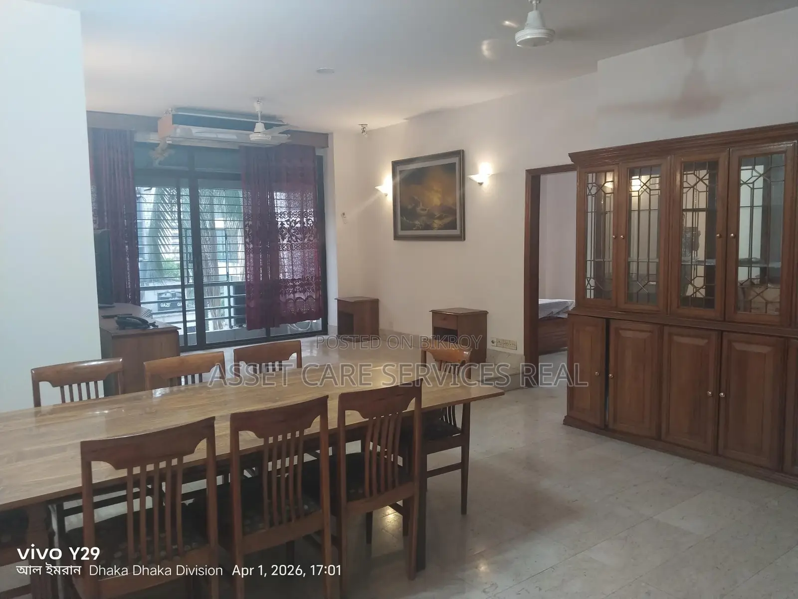 Fully Furnished Flat Rent @ Gulshan 1 in Gulshan