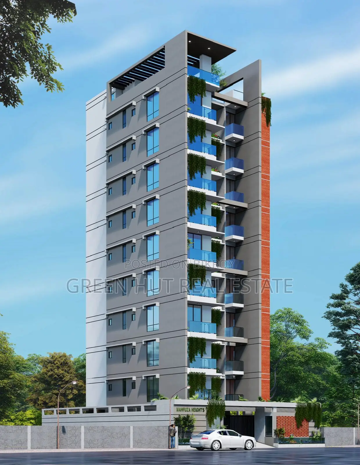 Semi Fair Face Flat For Sale in Basundhara