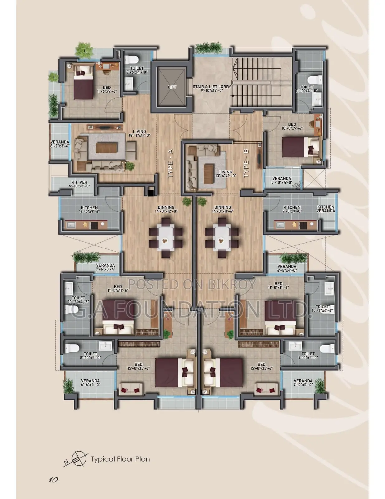 Modern Flat, Reliable Investment - Contact us for Booking in Mirpur