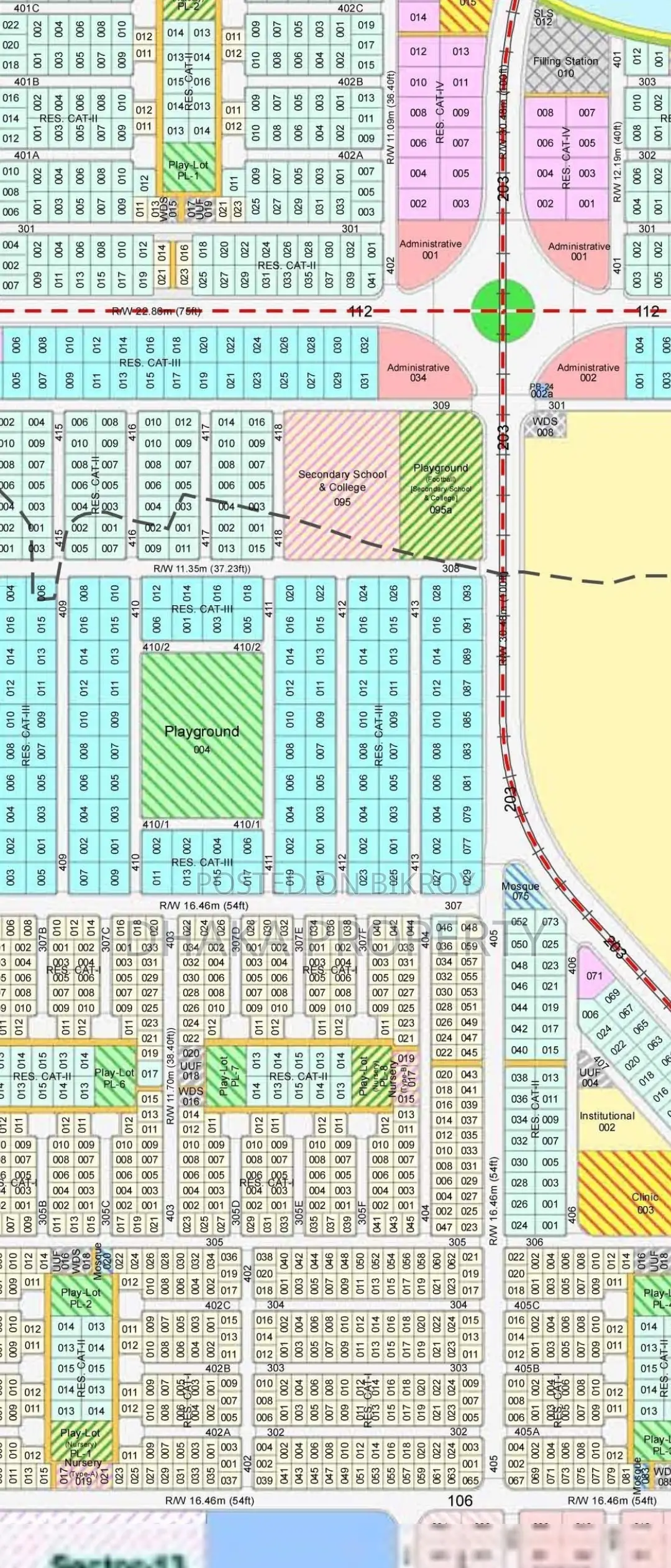Nearby 300ft 7.5 Katha Park East-Sector-13 in Purbachal
