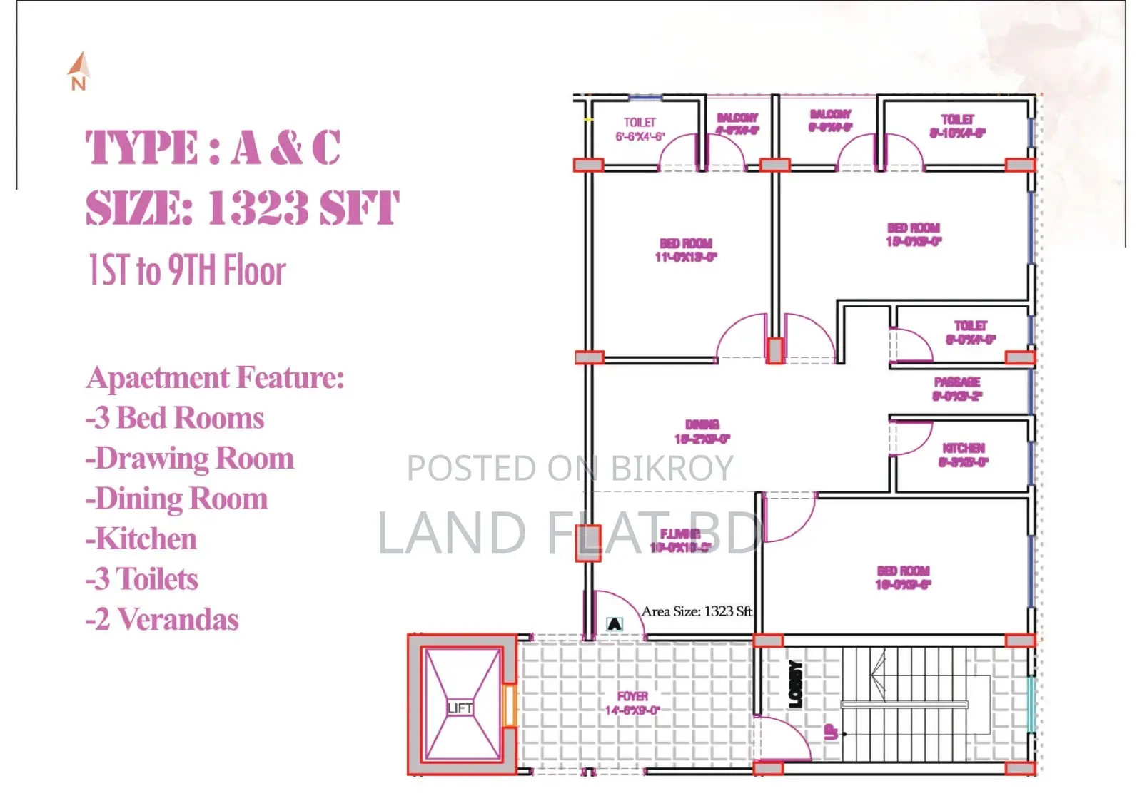 Flat Share Near Savar Golf Club in Savar