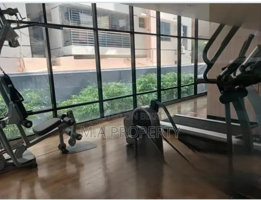 Exclusive Semi-furnished 3 Bed Flat for Rent in Gulshan 2 with Gym and Pool in Gulshan