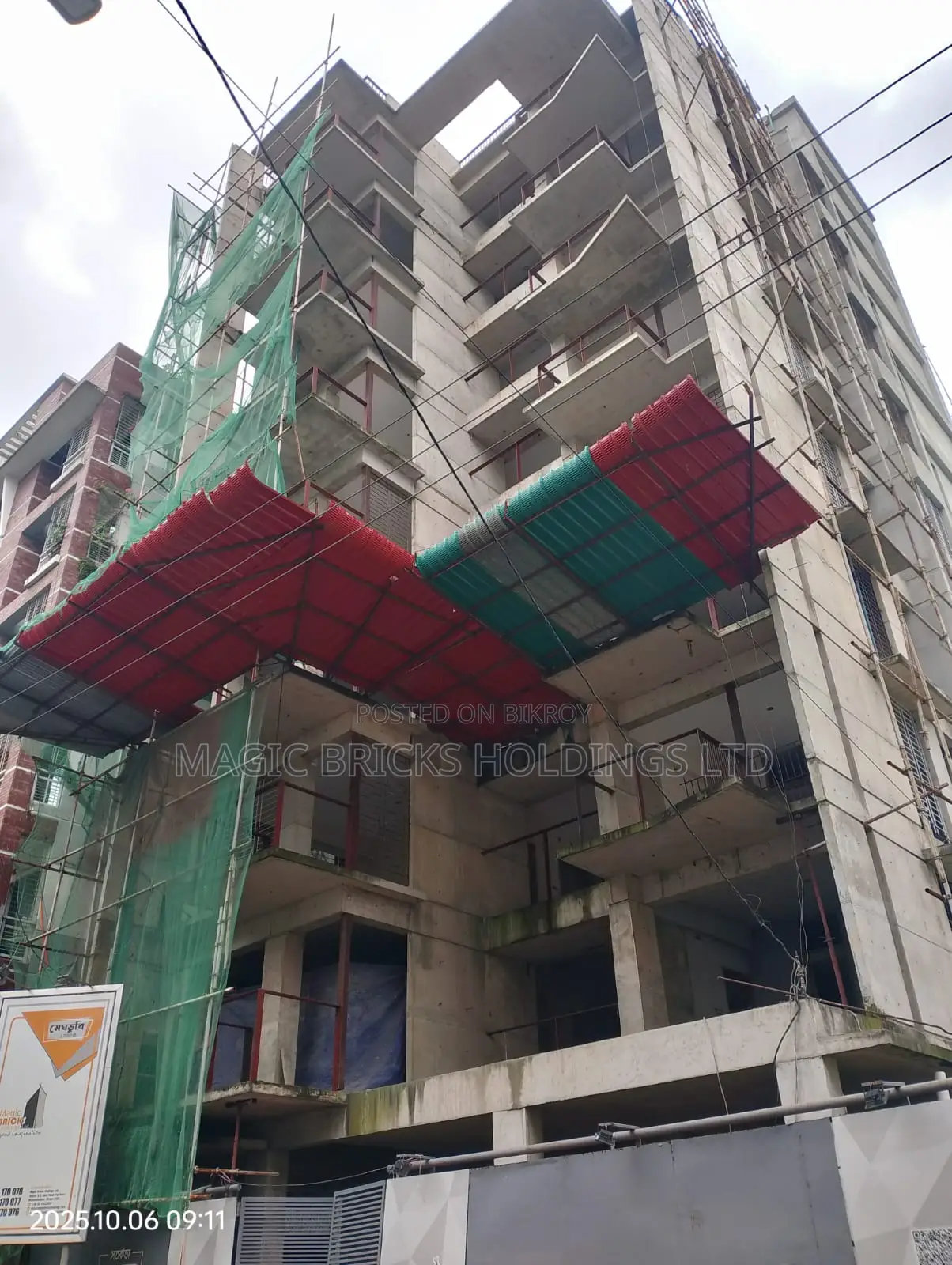 Brand New ALMOST Ready Semi Fair Face FLAT SALE at Block D in Basundhara