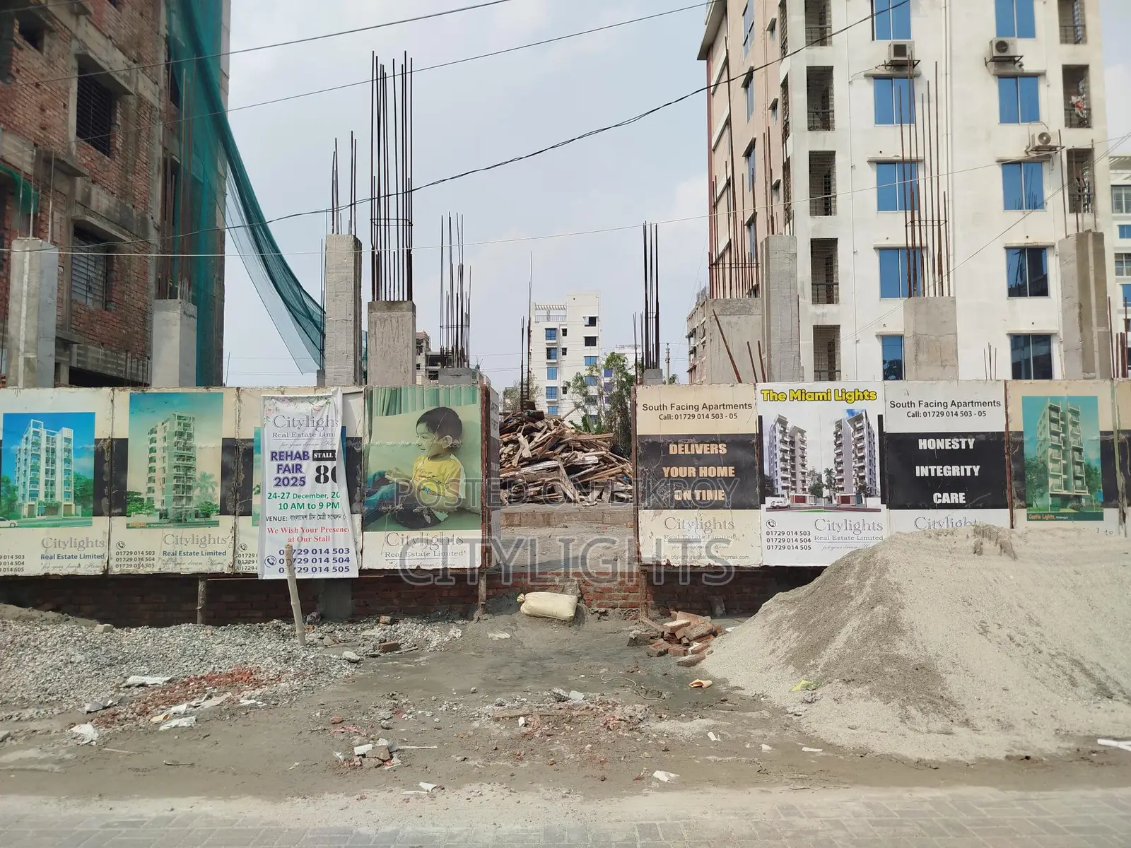 Strong Structure South Facing 1750 sft Apartment in Basundhara