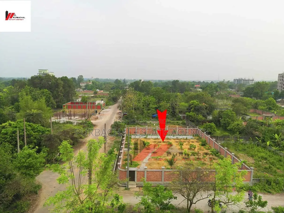 South-East Corner, 5 Katha Plot In Sec#15 in Purbachal