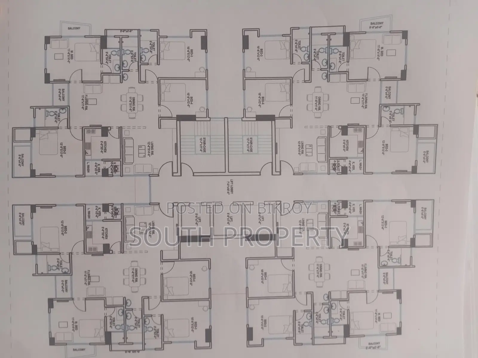 Land Share 2000 sq ft Flat for Sale at a Very Affordable Price. in Purbachal