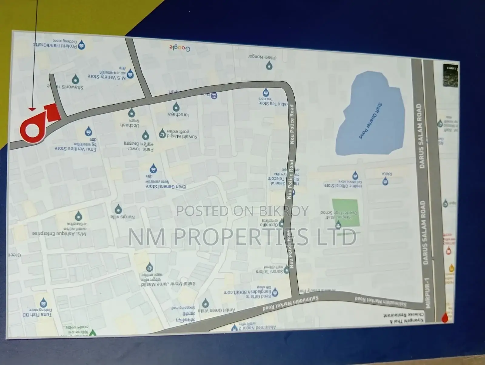 Ready Flat for Sale, 1025 Sq Ft, Paikpara, Mirpur-1 in Mirpur
