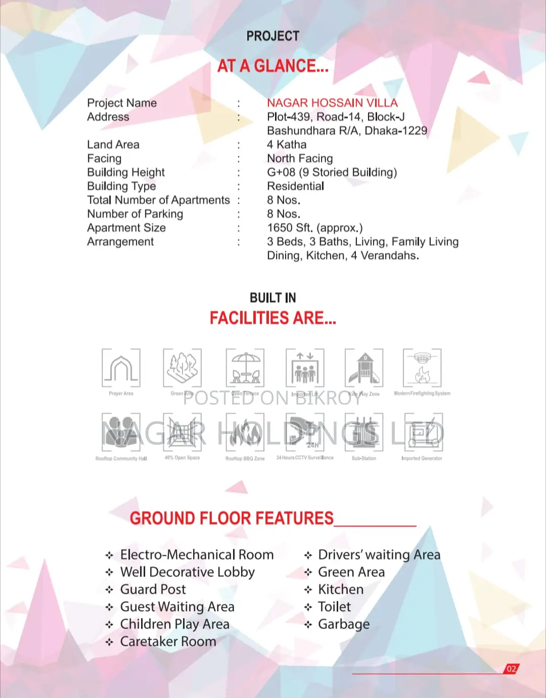 Grab This Nice 1650 Sft Single-Unit Apartment @ Bashundhara in Basundhara