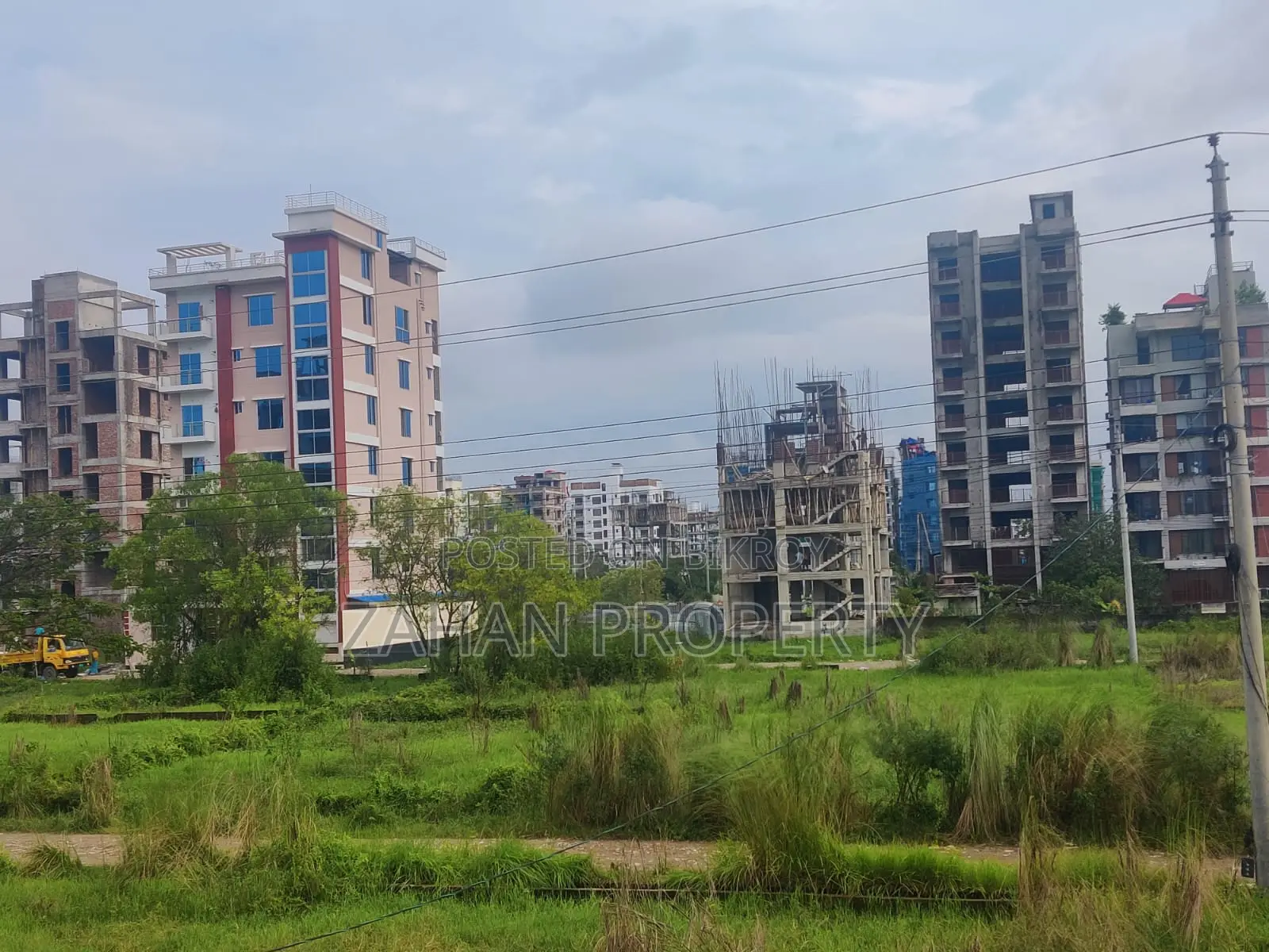 M Block 7.5 katha south face plot sell Bashundhara R/A in Basundhara