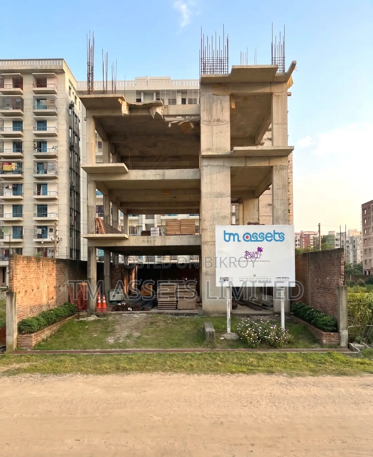 1540 sft Ongoing Flat For Sale in Aftabnagar Dhaka in Gulshan