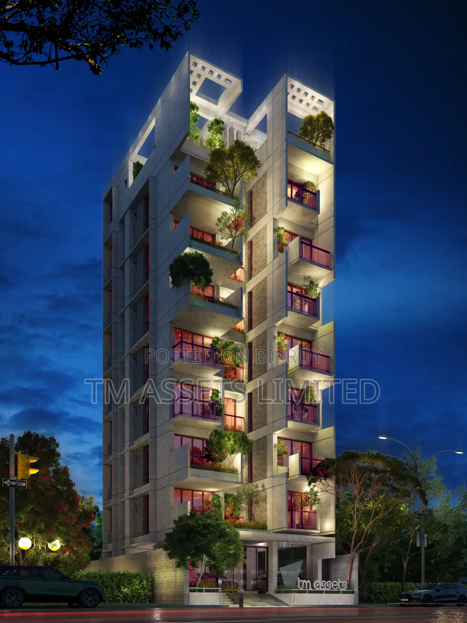 1540 sft Ongoing Flat For Sale in Aftabnagar Dhaka in Gulshan