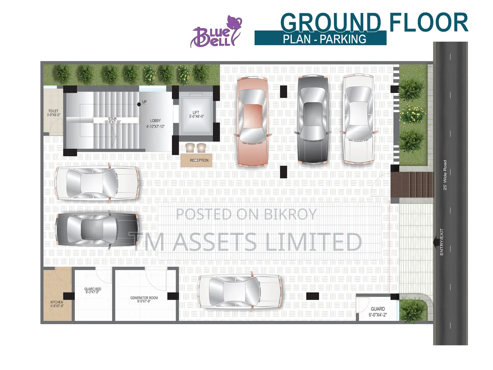 1540 sft Ongoing Flat For Sale in Aftabnagar Dhaka in Gulshan